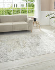 Tapis Viscose Abstrait Beige Cuivre – STUDIO DECO