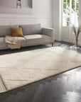 Tapis Berbère à poils longs Crème – STUDIO DECO