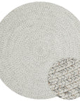 Tapis Rond aspect jute Crème – STUDIO DECO
