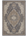 Tapis Vintage Oriental SAFIA Marron et Gris – STUDIO DECO