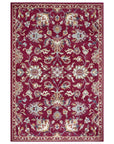 Tapis Persan motifs Fleuris KASHAN - Rouge – STUDIO DECO
