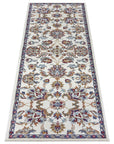 Tapis de couloir Persan motifs Fleuris KASHAN - Crème – STUDIO DECO