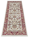 Tapis de Couloir Persan Classique - Crème et Rouge – STUDIO DECO