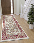 Tapis Persan Classique ADEN Crème et Rouge – STUDIO DECO
