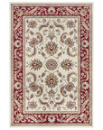 Tapis Persan Classique ADEN Crème et Rouge – STUDIO DECO