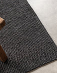 Tapis en Jute Bouclé JAIPUR Noir – STUDIO DECO