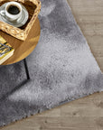 Tapis Moelleux à Poils Longs Gris - ELLE Decoration – STUDIO DECO