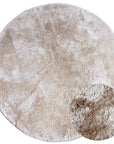 Tapis Rond Moelleux à Poils Longs Crème - ELLE Decoration – STUDIO DECO