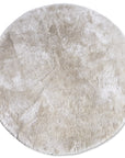 Tapis Rond Moelleux à Poils Longs Crème - ELLE Decoration – STUDIO DECO