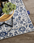 Tapis Vintage ERNEST Crème et Bleu - Villeroy & Boch – STUDIO DECO