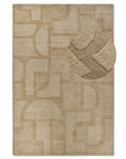 Tapis tissé à la main en laine Lexa Beige - Villeroy & Boch – STUDIO DECO