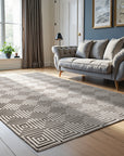 Tapis en relief 3D Gris et Crème - ELLE Décoration – STUDIO DECO