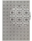 Tapis en relief Carrés Gris - ELLE Décoration – STUDIO DECO