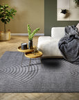 Tapis DEPT à Relief Gris Anthracite - ELLE Décoration – STUDIO DECO