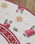 Tapis De Noël Rond Santa – STUDIO DECO