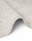 Tapis Ovale en Jute MAHAL Blanc – STUDIO DECO