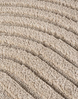 Tapis à motifs en relief Arcs Beige – STUDIO DECO