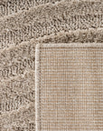 Tapis à motifs en relief Arcs Beige – STUDIO DECO