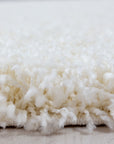 Tapis Shaggy Uni à poils longs - Crème – STUDIO DECO