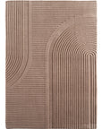 Tapis SENA doux à relief Beige – STUDIO DECO