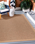 Tapis Naturel aspect jute Beige et Noir – STUDIO DECO