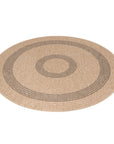 Tapis rond Naturel aspect jute Beige Gris – STUDIO DECO