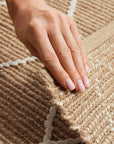 Tapis en Jute à motifs en Relief – STUDIO DECO