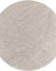 Tapis Uni Rond à poils courts - Crème – STUDIO DECO