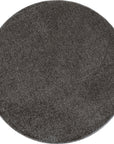 Tapis Uni Rond à poils courts - Gris – STUDIO DECO