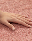 Tapis Uni à poils courts - Rose – STUDIO DECO