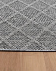 Tapis effet Jute naturel à Relief Stries - Gris – STUDIO DECO