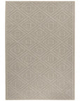 Tapis effet Jute naturel à Relief pavés - Beige – STUDIO DECO