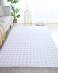 Tapis de fourrure à relief DAVE - Blanc – STUDIO DECO