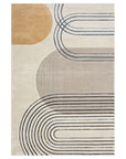 Tapis Bohème Abstrait - Beige et Ocre – STUDIO DECO