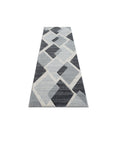 Tapis de couloir Géométrique - NARA Gris – STUDIO DECO