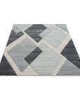 Tapis Géométrique - NARA Gris – STUDIO DECO