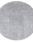 Tapis à Poils Longs Rond SOFTY - Gris Souris – STUDIO DECO