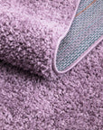 Tapis à Poils Longs SOFTY Violet de Parme – STUDIO DECO