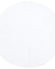 Tapis à Poils Longs Rond SOFTY - Blanc – STUDIO DECO