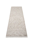 Tapis Tarza texture à franges - Beige – STUDIO DECO