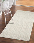 Tapis de couloir à motifs Géométrique Beige – STUDIO DECO