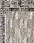 Tapis bouclés à relief DAMIER Gris – STUDIO DECO