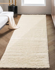 Tapis Shaggy Uni à poils longs - Crème – STUDIO DECO