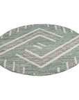 Tapis Rond Sisal Bouclé à relief - TRESS Vert – STUDIO DECO