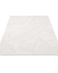 Tapis à motifs en relief - LEAF Crème – STUDIO DECO