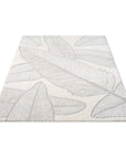 Tapis à motifs en relief - LEAF Gris – STUDIO DECO