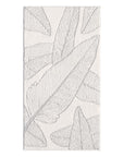 Tapis de couloir à motifs en relief - LEAF Gris – STUDIO DECO