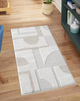 Tapis de couloir à motifs 3D en relief - JAPAN Crème – STUDIO DECO