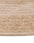 Tapis rond Naturel aspect jute Beige Crème – STUDIO DECO