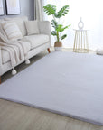 Tapis Fourrure toucher doux - Gris Clair – STUDIO DECO